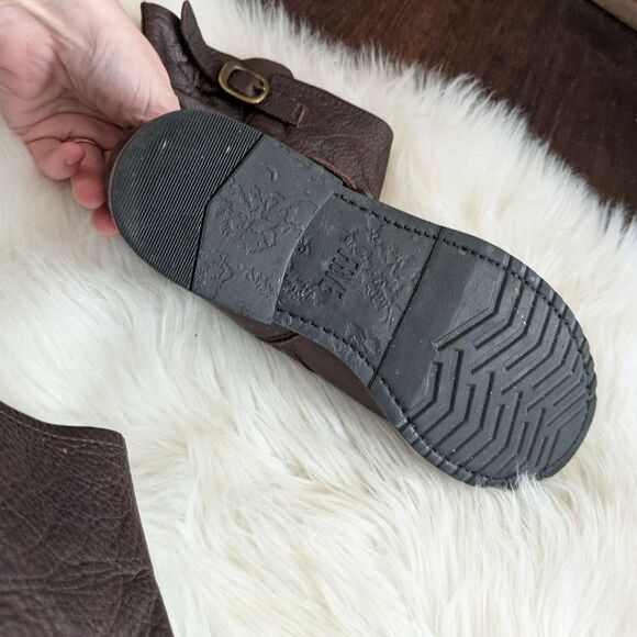 Frye Veronica Short Moto Boots Size 7.5 Dark Brown Leather Ankle Calf Booties - Picture 10 of 13